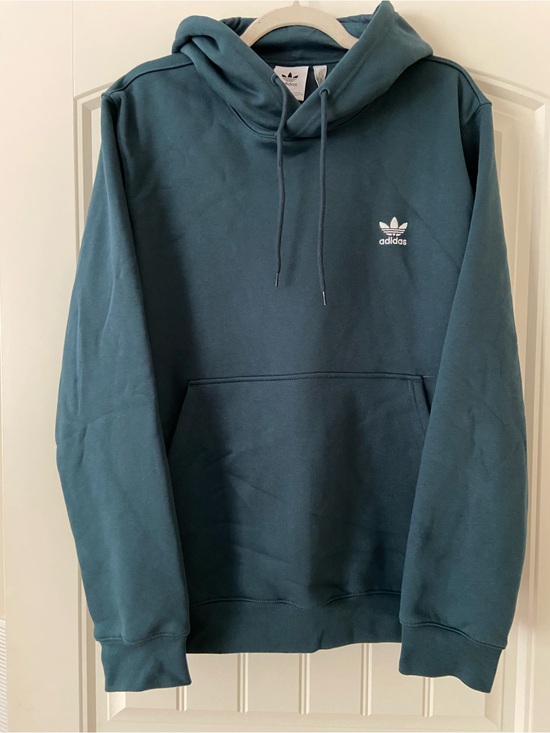 adidas Other - NWT - Adidas Men's Arctic Night Teal Hoodie Sweatshirt - Trefoil Logo - Large